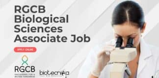 RGCB Biological Sciences Associate