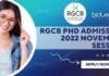RGCB PhD Admission 2022 November Session, Apply Online RGCB PhD Admissions 2022