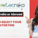 Lab for PhD in India or Abroad