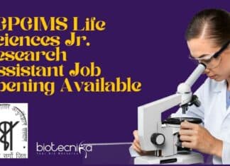 SGPGIMS Research Assistant Job
