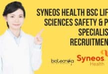 Syneos BSc Job Opening