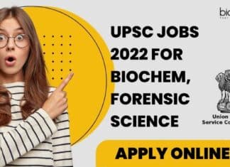 UPSC Jobs 2022 Latest