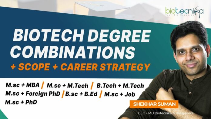 Biotech Degree Combinations