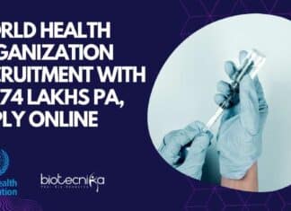 WHO Biotechnology Scientist Recruitment