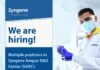 Dream of Working in Syngene? Syngene Amgen Research Center Hiring! Syngene Bengaluru Jobs -