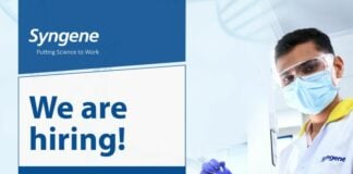 Syngene Bengaluru Jobs -