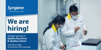 Syngene International Vacancies 2022 - Quality Job Openings