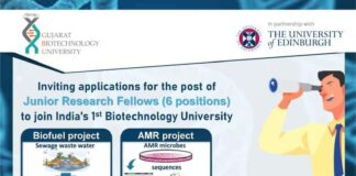 Gujarat Biotechnology University Vacancies 2022 For Biotech, Biochem, Microbiology