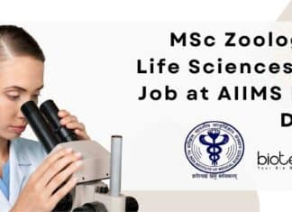 AIIMS Zoology JRF Job
