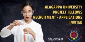 Alagappa University Project Fellows