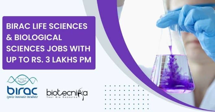 BIRAC Manager Jobs