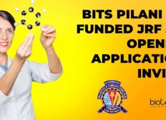 BITS Pilani DST Funded JRF