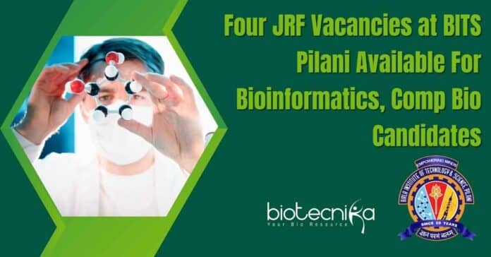 BITS Pilani Goa JRF