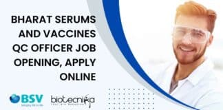 BSV Microbiology QC Officer Job