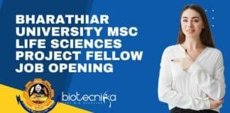 Bharathiar University Project Job