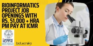 Bioinformatics Project Job Openings