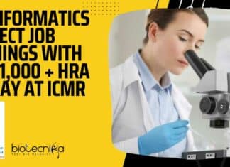 Bioinformatics Project Job Openings