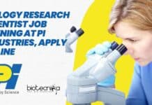 Biology Research Scientist Job Opening at PI Industries, Apply Online Biology Research Scientist Job
