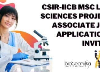 CSIR-IICB Project Jobs 2022