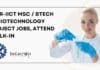 CSIR-IICT MSc / BTech in Biotechnology Project Jobs, Attend Walk-In CSIR-IICT BTech Biotech Project Job