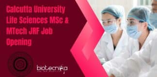 Calcutta University MTech Job