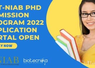 DBT-NIAB PhD Admission Program