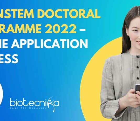 DBT-inStem Doctoral Programme 2022