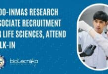DRDO-INMAS Research Associate Recruitment For Life Sciences, Attend Walk-In DRDO-INMAS Research Associate Recruitment