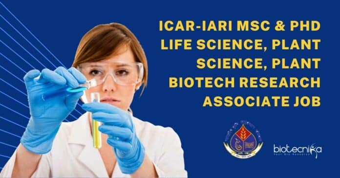 IARI PhD Plant Biotech