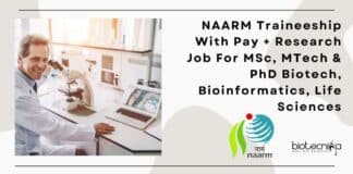 ICAR-NAARM Traineeship With Pay