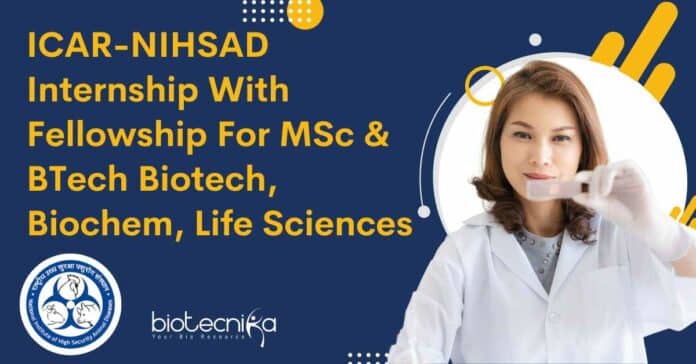 ICAR-NIHSAD Internship