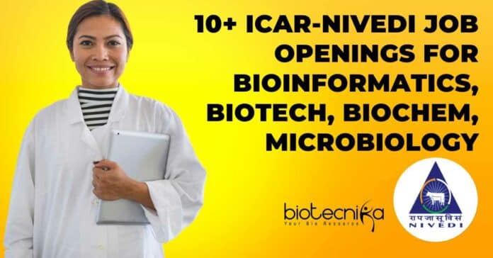 ICAR-NIVEDI Jobs 2022