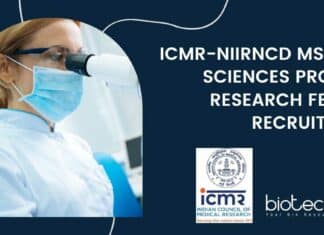 ICMR-NIIRNCD Life Sciences Job