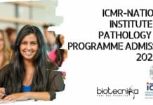 ICMR-National Institute for Pathology PhD Programme Admission 2022-23 ICMR-NIP PhD Programme Admission 2022-23