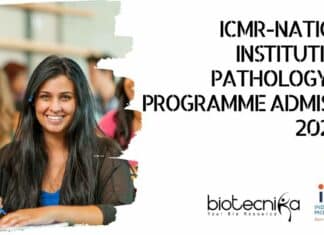 ICMR-NIP PhD Programme Admission 2022-23