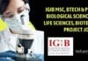 IGIB MSc, BTech & PhD Biological Sciences, Life Sciences, Biotech Project Jobs IGIB BTech Jobs 2022