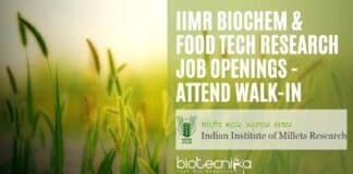 IIMR Jobs For Biochem
