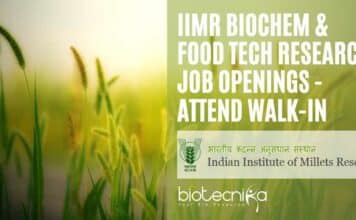 IIMR Jobs For Biochem