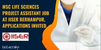 IISER Berhampur JRF Vacancy