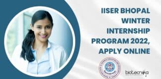 IISER Bhopal Winter Internship Program