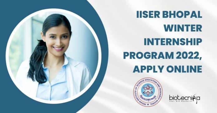IISER Bhopal Winter Internship Program