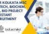 IISER Kolkata MSc Biotech