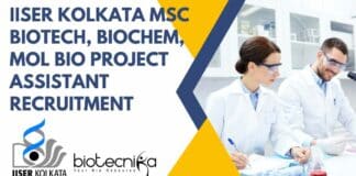 IISER Kolkata MSc Biotech