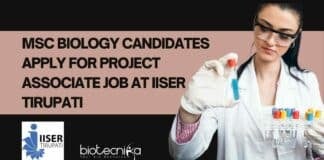 IISER Tirupati Biology Associate
