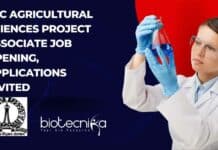 IISc Agricultural Sciences Project Associate Job Opening, Applications Invited IISc Agricultural Sciences Project