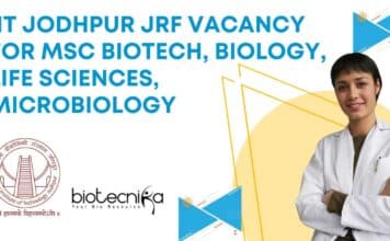 IIT Jodhpur JRF Vacancy