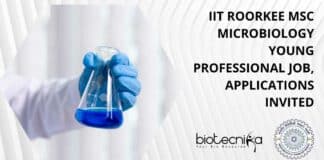 IIT Roorkee MSc Microbiology