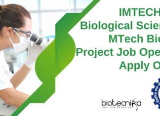 IMTECH MSc Biological Sciences
