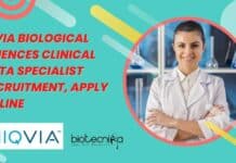 IQVIA Biological Sciences Clinical Data Specialist Recruitment, Apply Online IQVIA Clinical Data Job