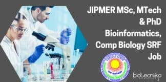 JIPMER Computational Biology SRF